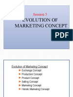 Session 5 Evolution of Marketing Concept