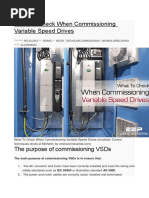 Commissioning Variable Speed Drives
