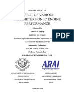 Effect of Various Parameters On Performance of IC Engine