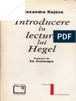 Alexandre Kojeve - Introducere in Lectura Lui Hegel