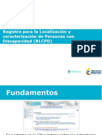 Registros de Discapacidad (2015) (RLCPC)