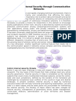 Challenges to India's Internal Security from Communication Network Threats