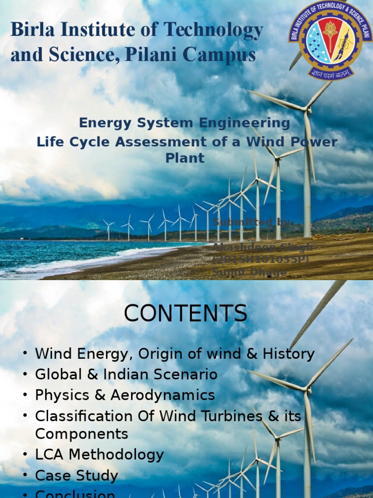 Life Cycle Assessment of Wind Turbines | PDF | Wind Power | Wind Turbine