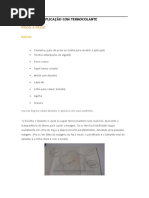 Como Fazer Aplicação Com Termocolante