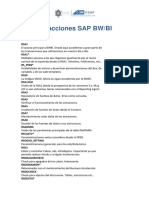 Transacciones SAP BI - ESAP