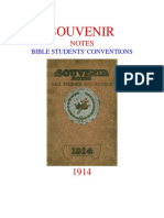 1914 Souvenir Notes - Bible Students' Conventions