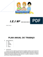 Plan Anual de Trabajo Ed. Inicial 2016 (modelo) 