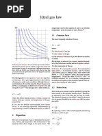 Ideal Gas Law