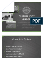 Virtual Joist Girder PP 