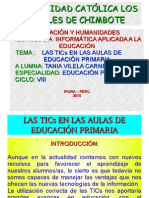 LAS TICs EN EDUCACIÓN PRIMARIA