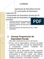 Politica de Dezvoltare Rurala in UE Si in Romania