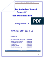 Quantitative Analysis of Annual Report - Tech Mahindra