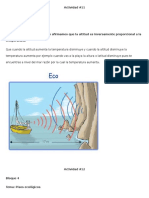 Actividades Pisos Ecologicos