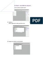 Cómo Hacer Una Tabla en Access