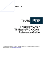 TI-NspireCAS ReferenceGuide en GB