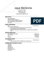 Jacque Mcginnis Resume