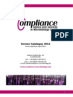 2014 Service Catalogue en Compliance Microbiology