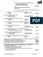Varianta 009 PDF
