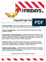 Tgifriday 27s Menu