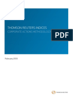 Thomson Reuters Indices Corporate Actions Methodology