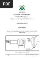 Ficha 3 - Transdutores Eléctricos de Posição - Resistivos e Indutivos