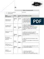 Location Risk Assessment