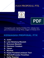 Penyusunan Proposal PTK