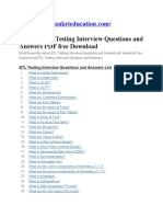 Agile Testing Questions and Answers