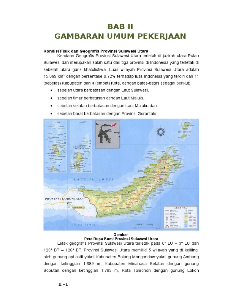 Bab II Gambaran  Umum  provinsi sulawesi utara