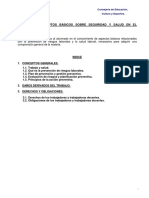 UNIDAD 1. Conceptos Básicos Sobre Seguridad y Salud en El Trabajo PDF