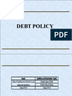 Debt Policy Final