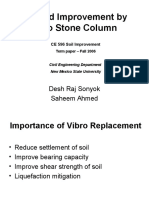 Ground Improvement by Vibro Stone Column: Desh Raj Sonyok Saheem Ahmed