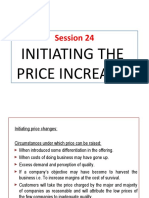 Session 24 Intial Price Increases