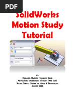 SolidWorks Motion Analysis