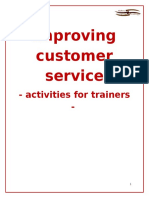Improving Customer Service - Activities