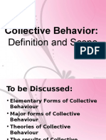 Collective Behavior:: Definition and Scope