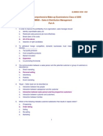 Sales & Distribution Management Workbook