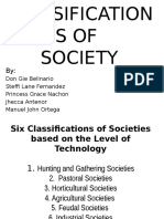 Six Classifications of Societies