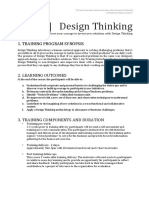 Design Thinking Training Outline
