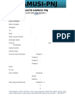 Biodata Anggota Kamusi Pnj