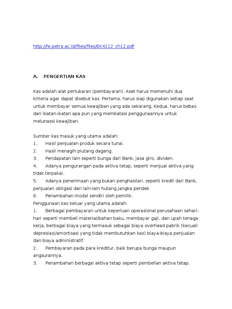 Makalah Akuntansi Kas Pdf