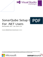 SonarQube Setup Guide for Net Users v 1 2 0