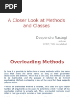 Unit 1 A Closer Look at Methods and Classes