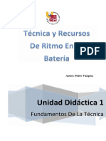Tecnica y Recursos de Ritmo en La Batería. UD1