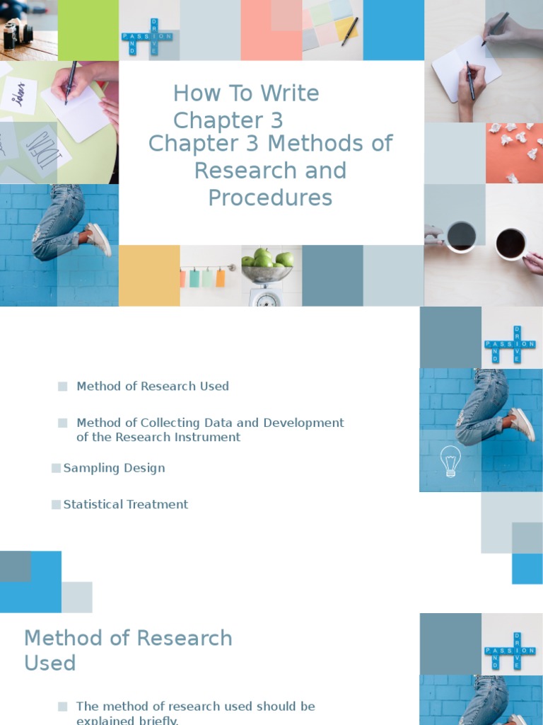 How To Write Chapter 3-Methods of Research and Procedures | PDF ...