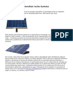 Novedades en "Photovoltaic techo Systems