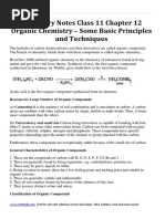 Download Chemistry Notes Class 11 Chapter 12 Organic Chemistry Some Basic Principles and Techniquespdf by Anonymous j4ScL7Jp SN300462648 doc pdf