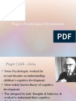 Piaget's Psychological Development