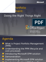 Project Portfolio Management BDM Deck