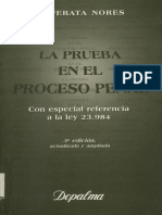 La Prueba en El Proceso Penal - Cafferata Nores